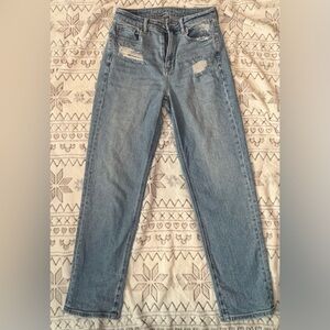 American Eagle Outfitters Light Blue Straight Leg Jeans